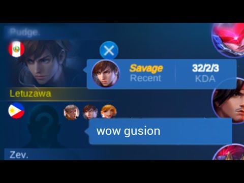 THIS IS HOW YOU USE GUSION IN MYTHIC RANK! | AUTO SAVAGE 😱