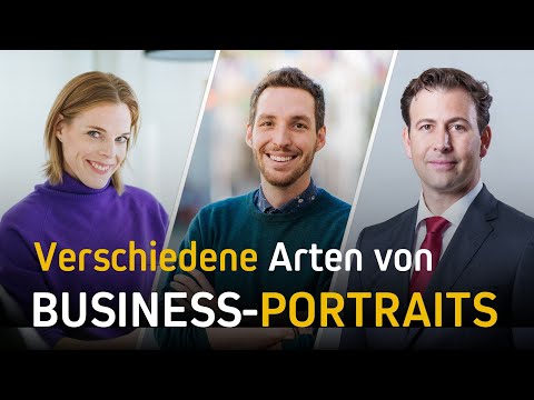 Die verschiedenen Arten von Business Portraits