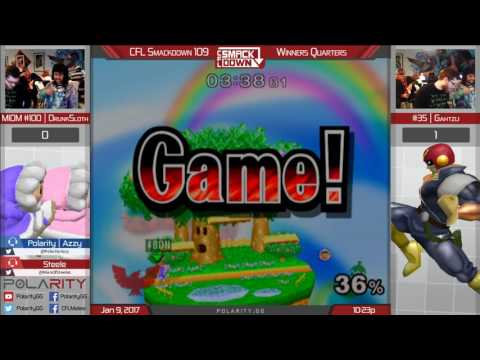CFL Smackdown 109 Melee - Drunksloth (ICs) vs Gahtzu (Falcon) - Winners Quarters