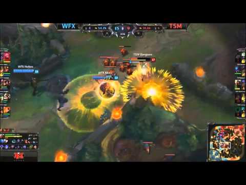 Bjergsen's escape (TSM vs WFX)