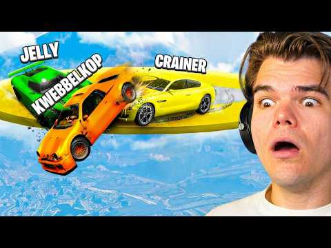 JELLY VS CRAINER & KWEBBELKOP in GTA 5 SUMO!