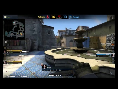 RERUN CSGO : ASTRALIS VS ROGUE FACEIT LONDON MAJOR 2018 MAP INFERNO