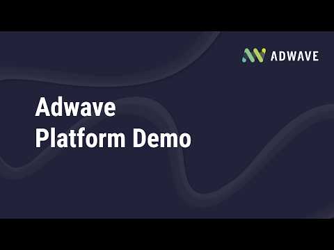 Adwave product demo