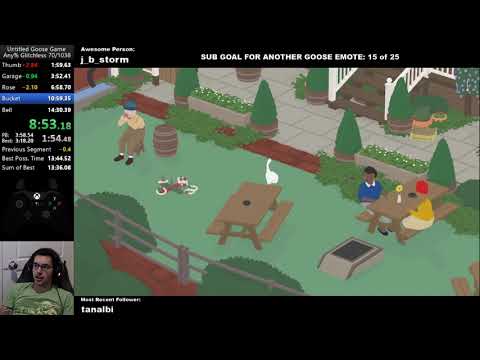 [FORMER WR] Untitled Goose Game - Any% Glitchless - 14:08
