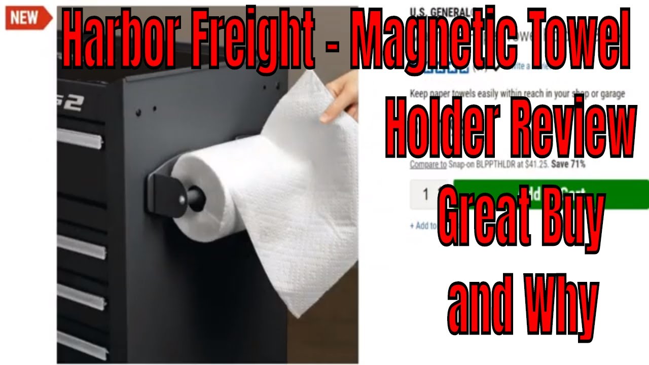 Harbor Freight - Magnetic Towel Holder Review