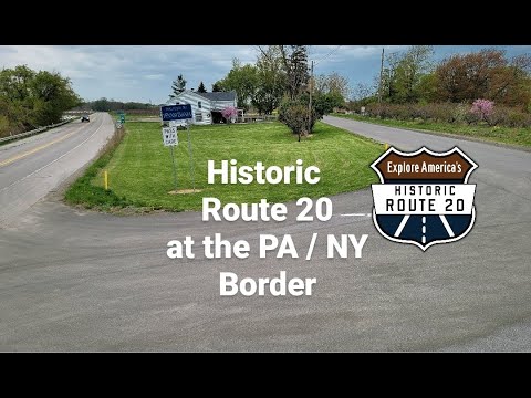 Route 20 - The NY/PA Border.
