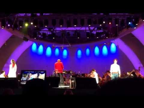 Sara Bareilles, Darren Criss, Norm Lewis, & Tituss Burgess Little Mermaid Hollywood Bowl 6/4/16