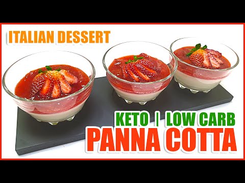 KETO PANNA COTTA - ITALIAN DESSERT