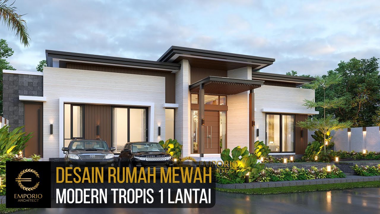 Video 3D Mr. Jeremia Modern House 1 Floor Design - Pekanbaru, Riau