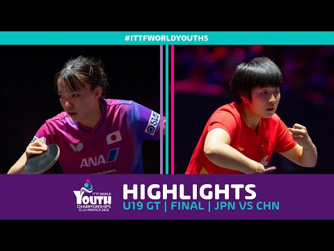 Yuna Ojio vs Qin Yuxuan | U19 GT - Final | #ITTFWorldYouths 2025
