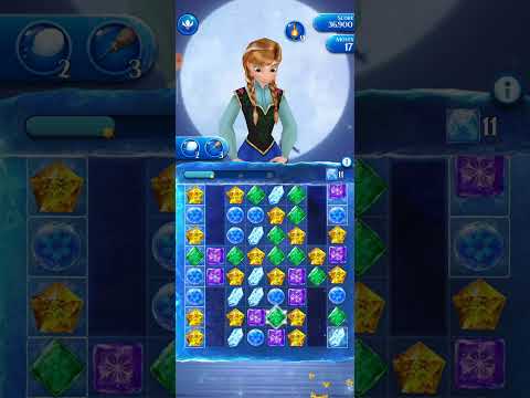 Frozen Free Fall-Hard Level 57 3 STARS NO BOOSTERS #frozen #frozenfreefall