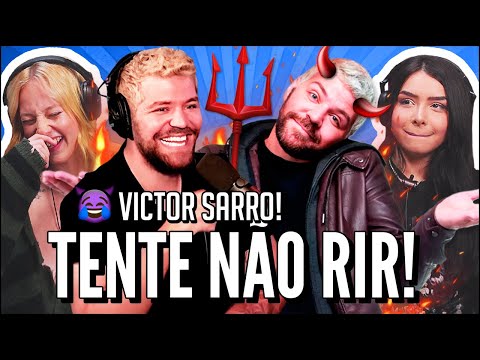 TENTE NÃO RIR SÓ COM PIADAS PESADAS DO VICTOR SARRO! SE RIR JÁ SABE NÉ? (JOVENS REAGEM)