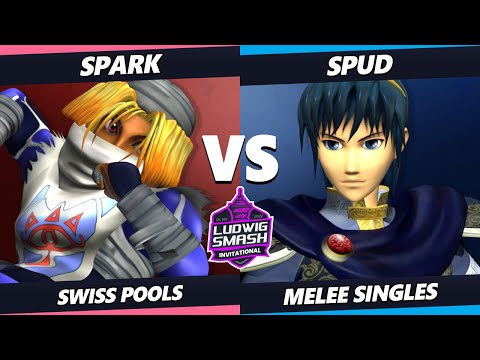 Ludwig Invitational - Spark (Sheik) Vs. Spud (Marth) SSBM Melee Tournament