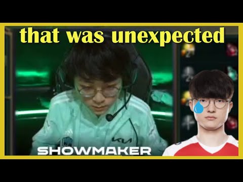 Showmaker Solo Bolos Faker in the LCK