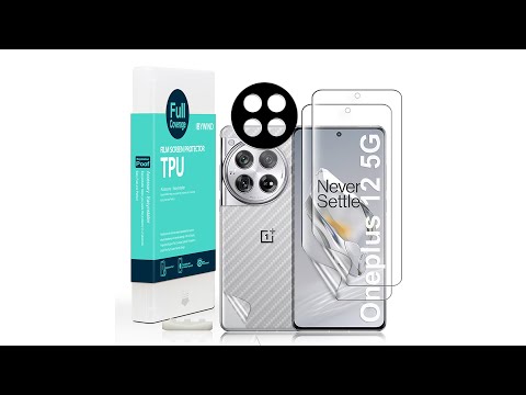 Oneplus 12 5G Protector With plastic positioner & In-Display Fingerprint Support From Ibywind