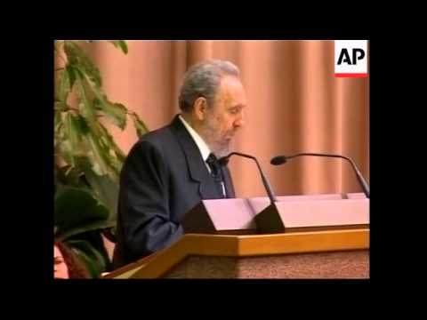 Cuban leader accuses Bush of plotting to kill him