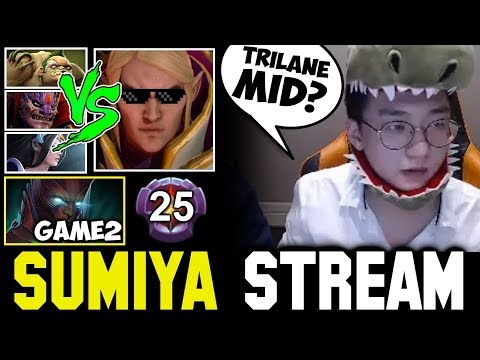 WTF Trilane MID ft Master Tier Terrorblade Hard Game | Sumiya Invoker Stream Moment #485