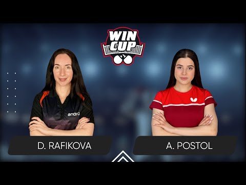 10:30 Diana Rafikova - Anastasiia Postol 16.10.2025 WINCUP Women Master. TABLE 1
