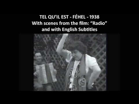 Tel qu'il est - Fréhel - 1938 - from the film: "Radio" with English Subtitles