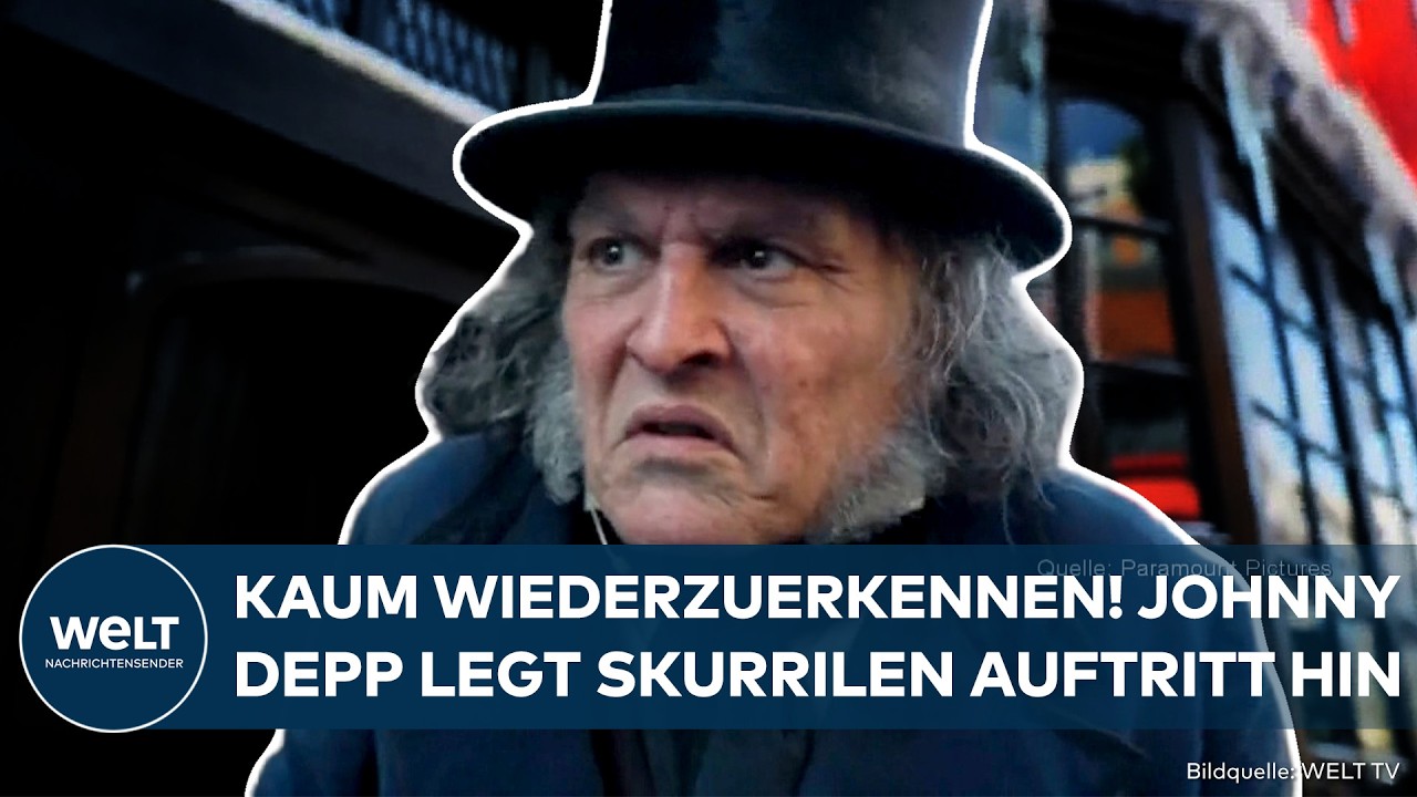 COMIC CON: Kaum wiederzuerkennen! Hollywood-Star Johnny Depp legt skurrilen Auftritt hin