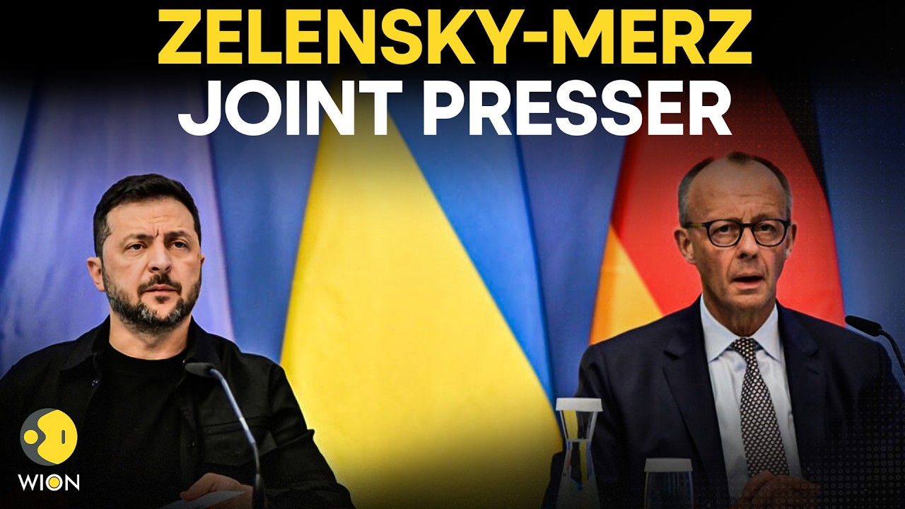 LIVE: Zelenskyy and German Chancellor Merz Hold Talks and News Conference in Kyiv | WION Live