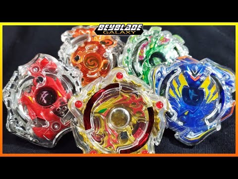 αmaterios .α.α vs the four starters - [Beyblade Burst] - ベイブレードバースト
