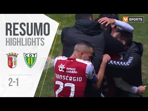 Highlights | Resumo: SC Braga 2-1 Tondela (Liga 19/20 #16)