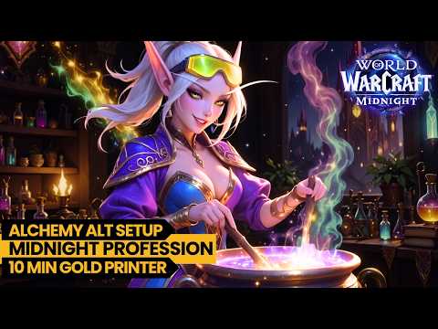 💰EASY Alchemy Alt Setup in UNDER 10 MINUTES – Alt Army Gold Printer for WoW Midnight Early Access! 💰