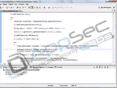Java Secure Coding Dealing With Databases 6 1 Parameter Query