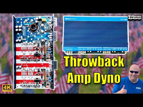 This Amp's Circuit Board is an American Flag! 1997 Soundstream USA 364 Amp Dyno Test 🇺🇸