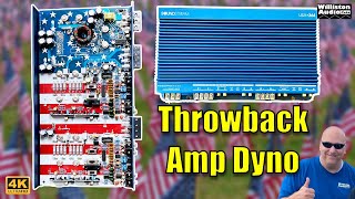 This Amp's Circuit Board is an American Flag! 1997 Soundstream USA 364 Amp Dyno Test 🇺🇸