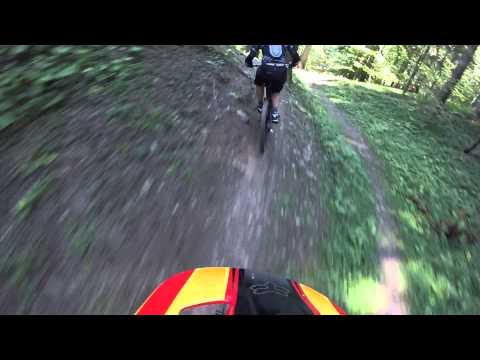 V Limanowa Downhill Challenge trasa zawodów 27-28.09.2014 Piotr Gaik Tomasz Pławecki