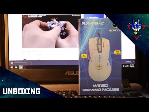 GD-001 Gundam RX-78-2 Gaming Mouse by Zeus PH ( 60 secs Broll)