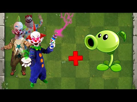 Killer Klowns + Peashooter Fusion - Plants vs Zombies Animation