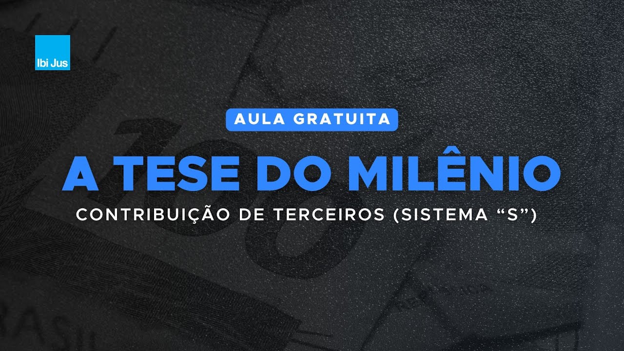 A tese do milênio: contribuições de terceiros (Sistema "S")