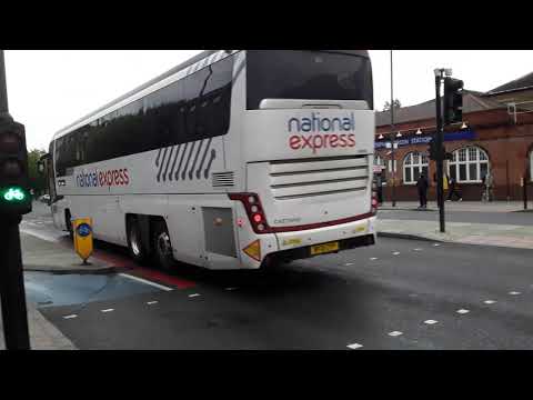 Brand NEW Caetano Levante 3 Scania National Express SH309 BF21CYP - Service 491 at Stepney Green Stn