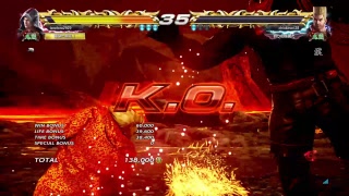 【PS4】鉄拳7[音声なし垂れ流し]スティーブ(大蛇)ランクマッチ1