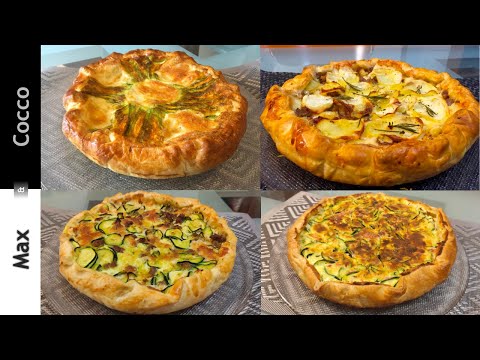 5 Torte SALATE Buonissime e Facilissime da Fare - Torte di Pasta Sfoglia