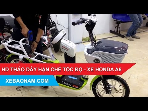 Hướng dẫn tháo dây tốc độ xe đạp điện Honda A6