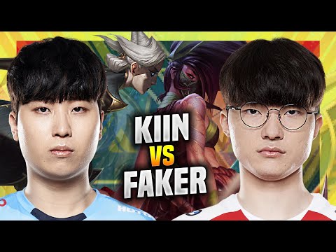 AF KIIN VS T1 FAKER! - AF Kiin Plays Camille Top vs T1 Faker Akali! | Season 11