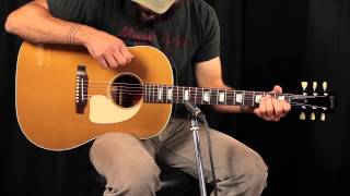 Video thumbnail for 2013 Gibson J45 Custom Goldtop (only 50 made) by Acoustic Letter