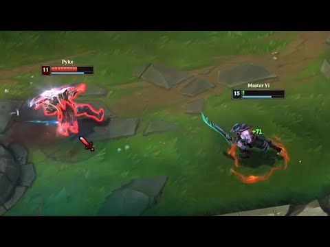 5% HP Master Yi vs 60% HP Pyke