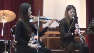 Suite pour Violon, Clarinette et Piano op.157b, 1st mov / Black Duo