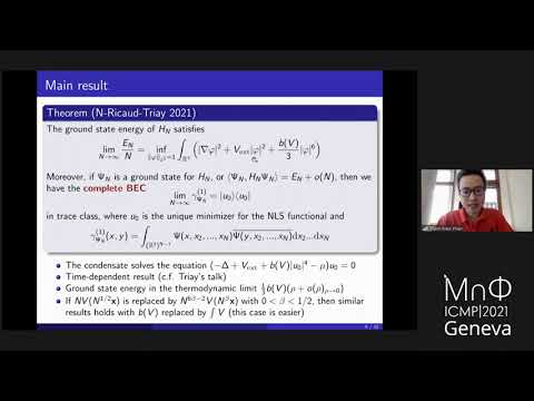 ICMP Thematic Session 5 - Many body Quantum Systems and Condensed Matter Physics (b)