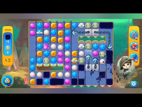 Fishdom 2022, no Boosters, 9590  level  -  прохождение без бустеров,  9590  уровень.