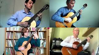 Walking in the Air for Guitar Quartet (Howard Blake - Arranged by  Dan Jones)