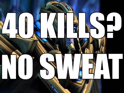 StarCraft 2:HotS Defending a 1 base Terran push with 1 unit!