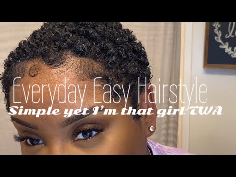 How to style your TWA! - and baby hairs
