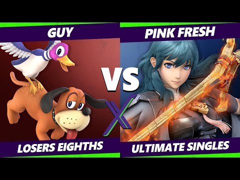S@X 343 Losers Top 8 - Guy (Duck Hunt) Vs. Pink Fresh (Byleth) Smash Ultimate - SSBU