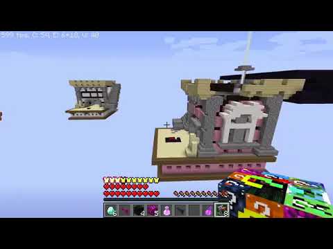 PopularMMOs Pat and Jen  Minecraft EXPLOSIVE BLOCKCEPTION LUCKY BLOCK BEDWARS! Modded Mini Game